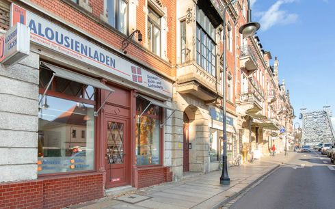 Unser Ladengeschäft am Schillerplatz vom JALOUSIENLADEN in Dresden