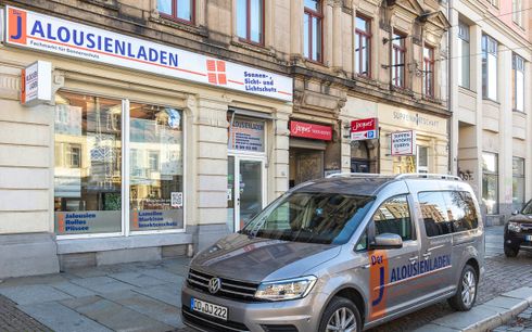 Unser Ladengeschäft in der Königsbrücker Straße vom JALOUSIENLADEN in Dresden